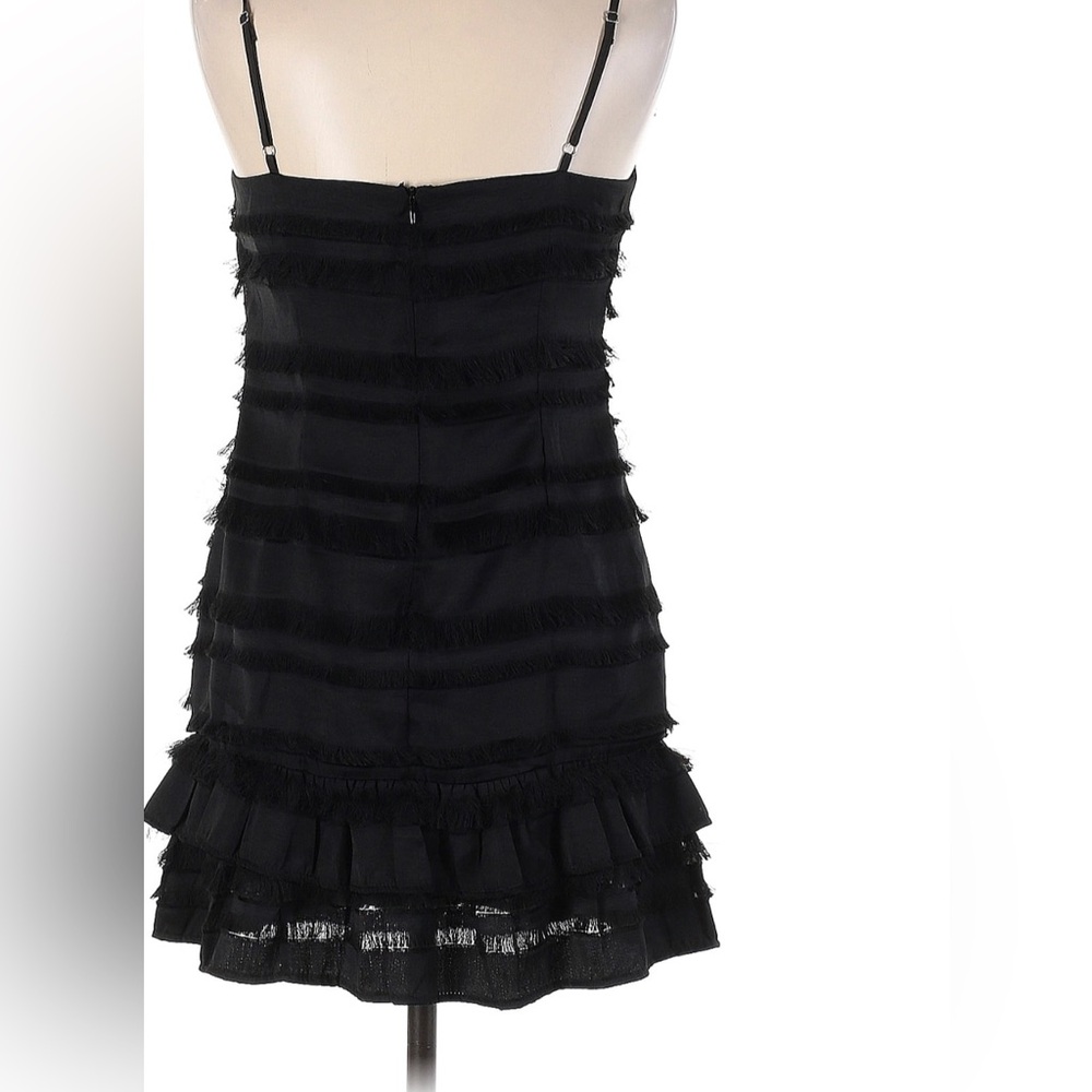 PRINCESS POLLY BLACK MINI RUFFLE DRESS - Picture 3 of 7